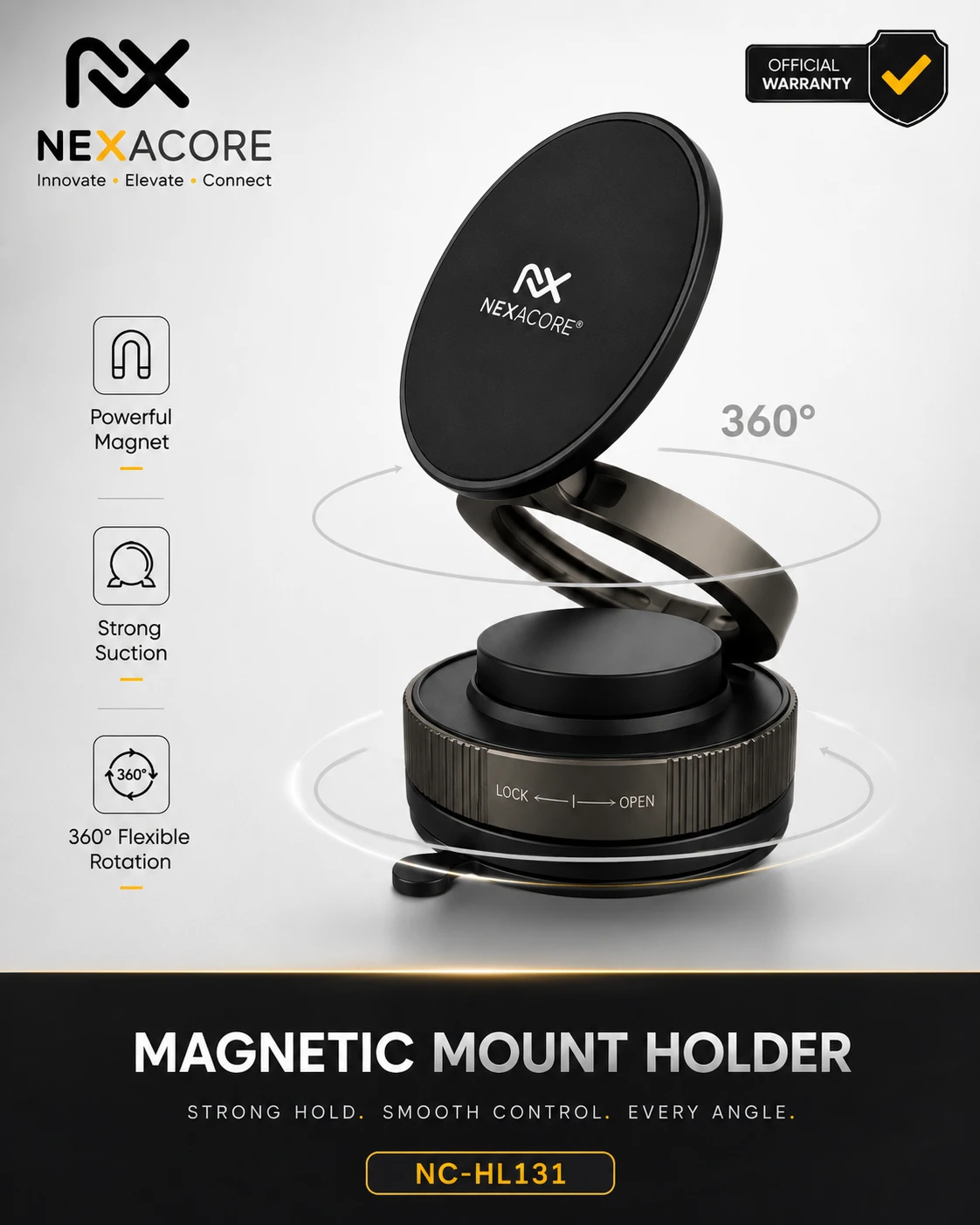 NEXACORE NC-HL131 Magnetic Mount Holder