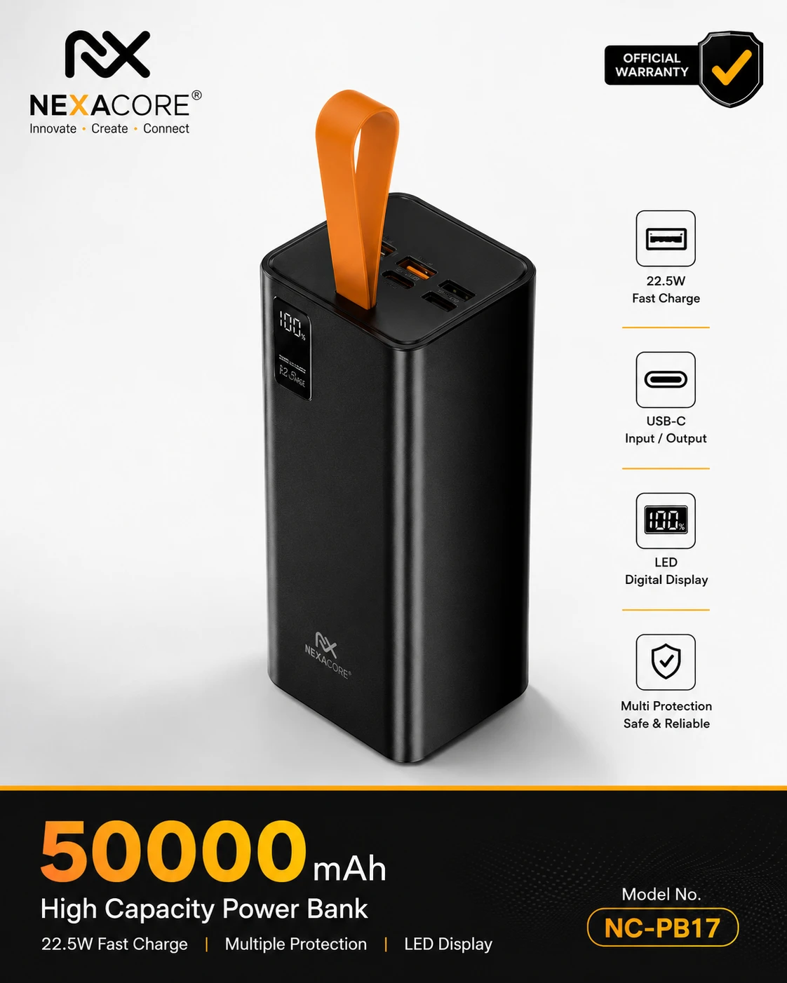 NEXACORE NC-PB117 50000mAh Power Bank